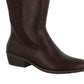 Botas de montaria femininas Easy Street Cortland Wide Calf, marrom, tamanho 6M
