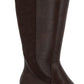 Botas de montaria femininas Easy Street Cortland Wide Calf, marrom, tamanho 6M