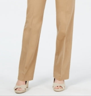 Calça feminina Charter Club com controle de barriga, marrom, tamanho 12