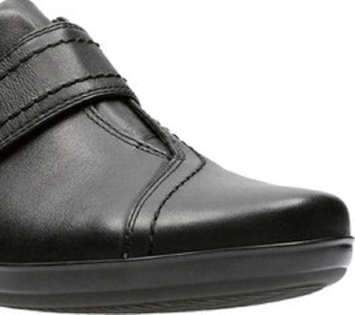 Clarks Everlay Dixey Monkstrap Shootie Feminino Preto Tamanho 8 M