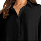 Blusa de malha feminina Rachel Roy, preta, tamanho pequeno