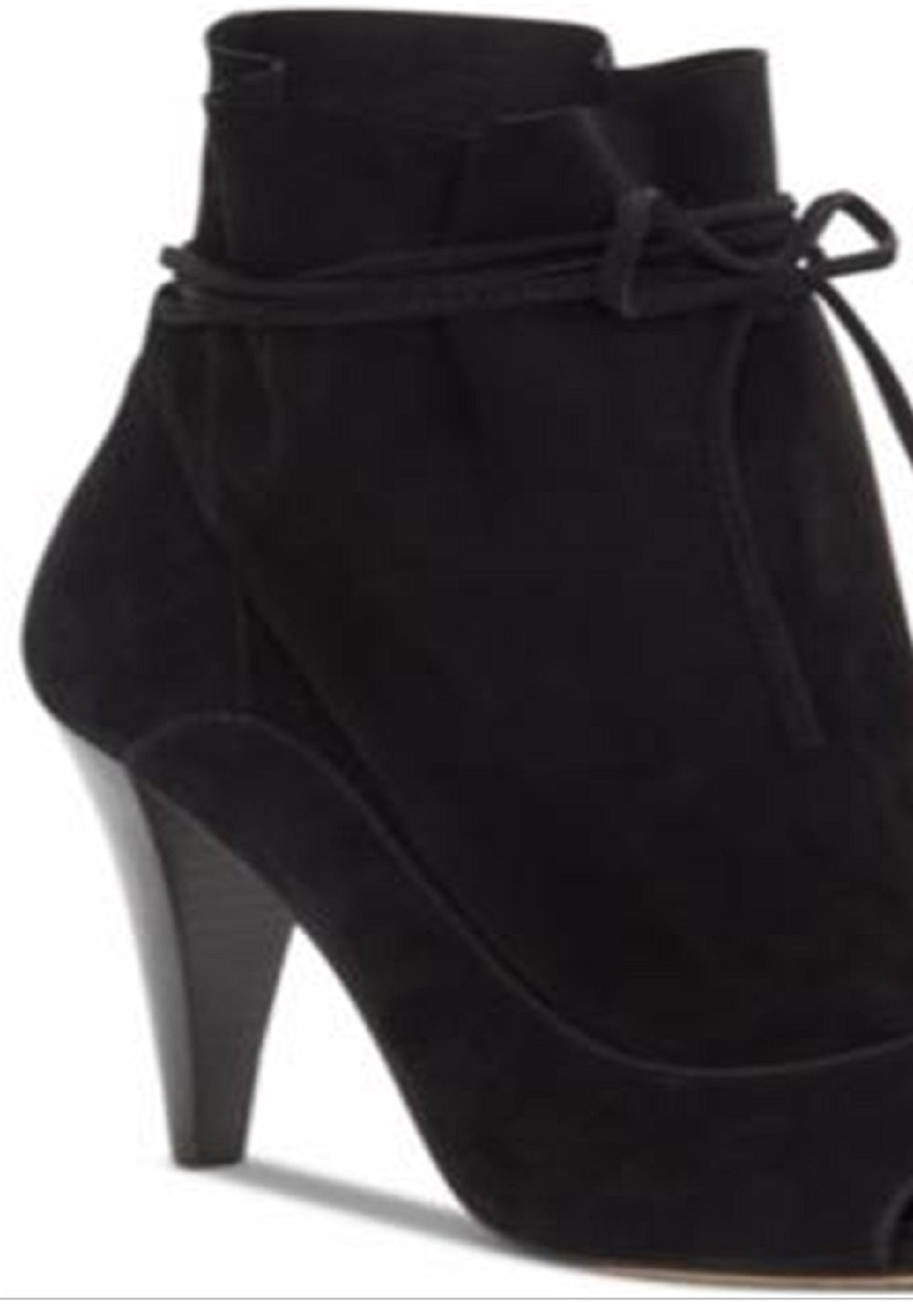 Bota feminina Vince Camuto Avera Suede Preta Tamanho 9 M