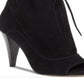 Bota feminina Vince Camuto Avera Suede Preta Tamanho 9 M