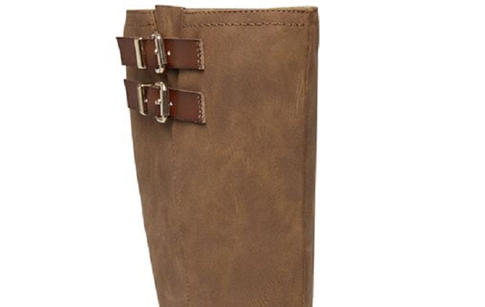 Botas femininas Guss Harson5 de cano alto, marrom, tamanho 9W-WC