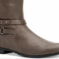 Botas femininas estilo &amp; co Kindell de couro, bico amendoado, cano alto, cinza, tamanho 8m-WC