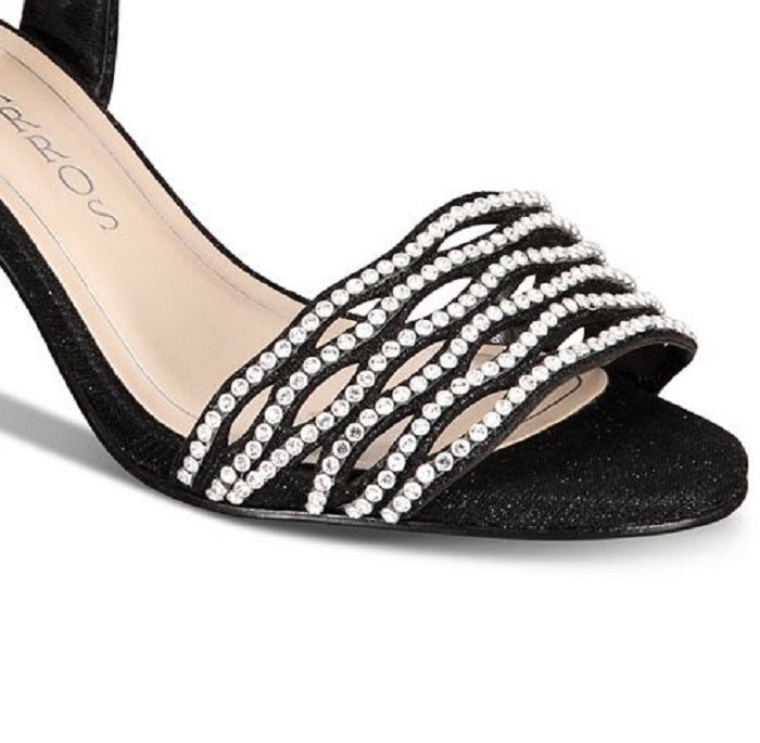 Caparros Quirin Slingback Slingback Open Toe Dress Saltos Cinza Tamanho 6,5 M