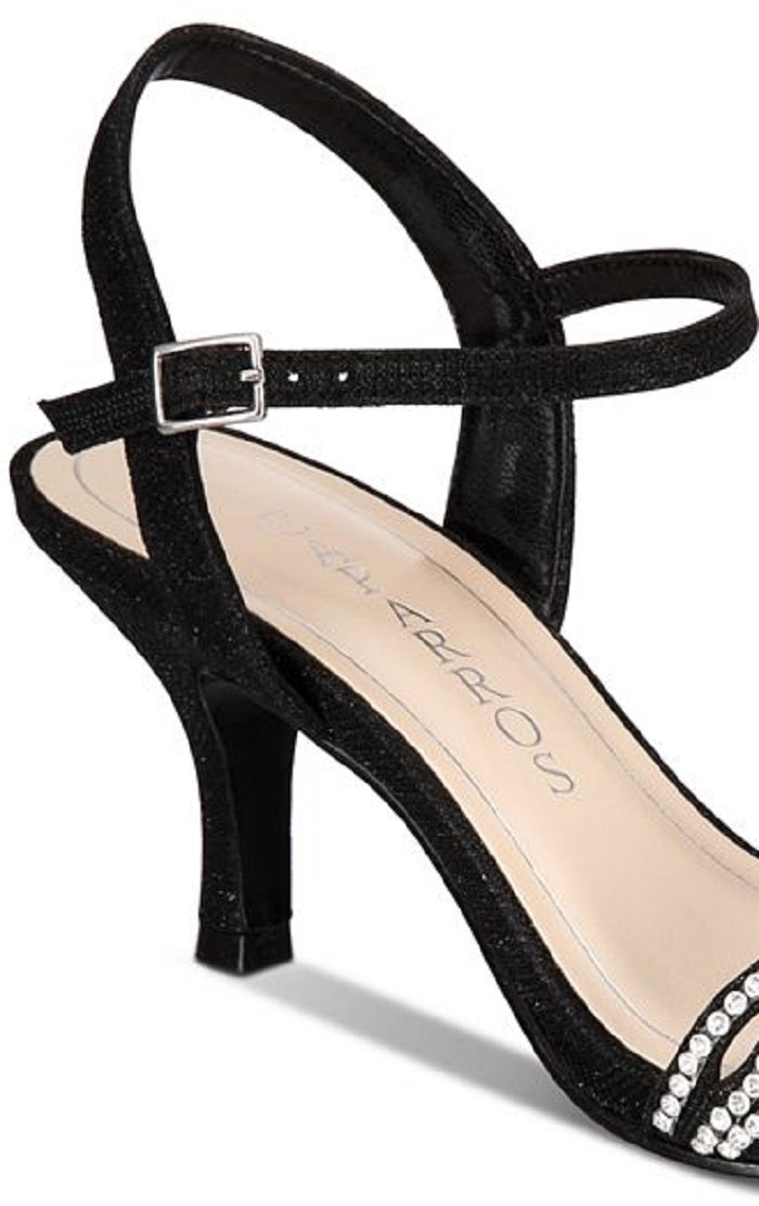 Caparros Quirin Slingback Slingback Open Toe Dress Saltos Cinza Tamanho 6,5 M