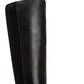 Botas femininas Giani Bernini Chelsey de couro até o joelho, pretas, tamanho 7,5 M