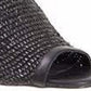 Sandália de salto alto Steve Madden feminina, preta, tamanho 11 M