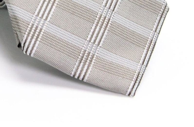 Gravata Calvin Klein Masculina Profissional de Seda Marrom Tamanho Regular