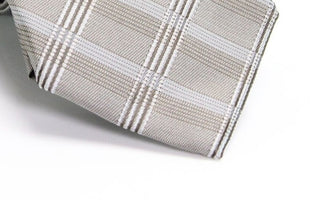 Gravata Calvin Klein Masculina Profissional de Seda Marrom Tamanho Regular