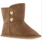 Botas Michael Kors Big Girl's Baby Jade Marrom Tamanho 2 M