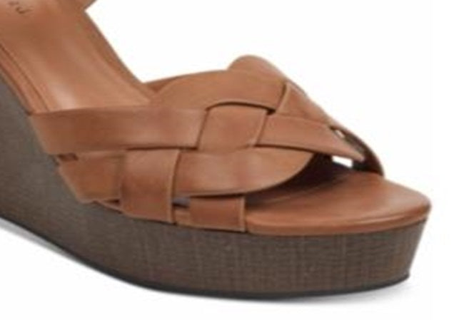 Sandálias femininas Kady Wedge Indigo Rd., marrom, tamanho 10 M