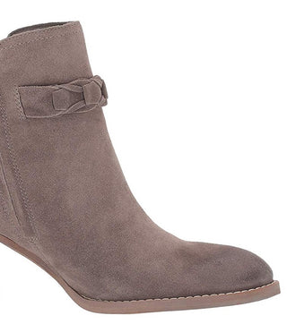 Sam Edelman feminino Minetta Flint Velutto camurça couro cinza tamanho 7 M