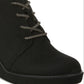 Carlos by Carlos Santana Wills feminino com cadarço e salto plataforma preto tamanho 9 M