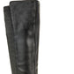 Botas de montaria femininas estilo &amp; co Luciaa texturizadas até o joelho, pretas, tamanho 6 M