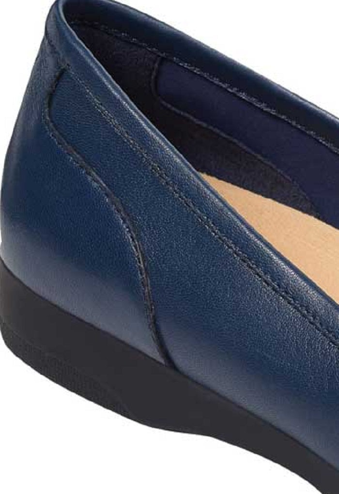 Easy Spirit Devitt Oxford Flat Feminino Azul Tamanho 5 M