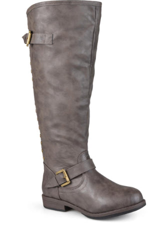 Bota feminina Spokane da coleção Journee, marrom, tamanho 9,5 m