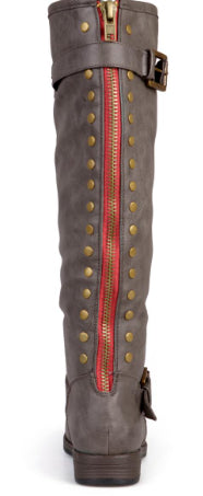 Bota feminina Spokane da coleção Journee, marrom, tamanho 9,5 m