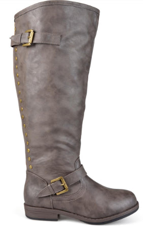 Bota feminina Spokane da coleção Journee, marrom, tamanho 9,5 m