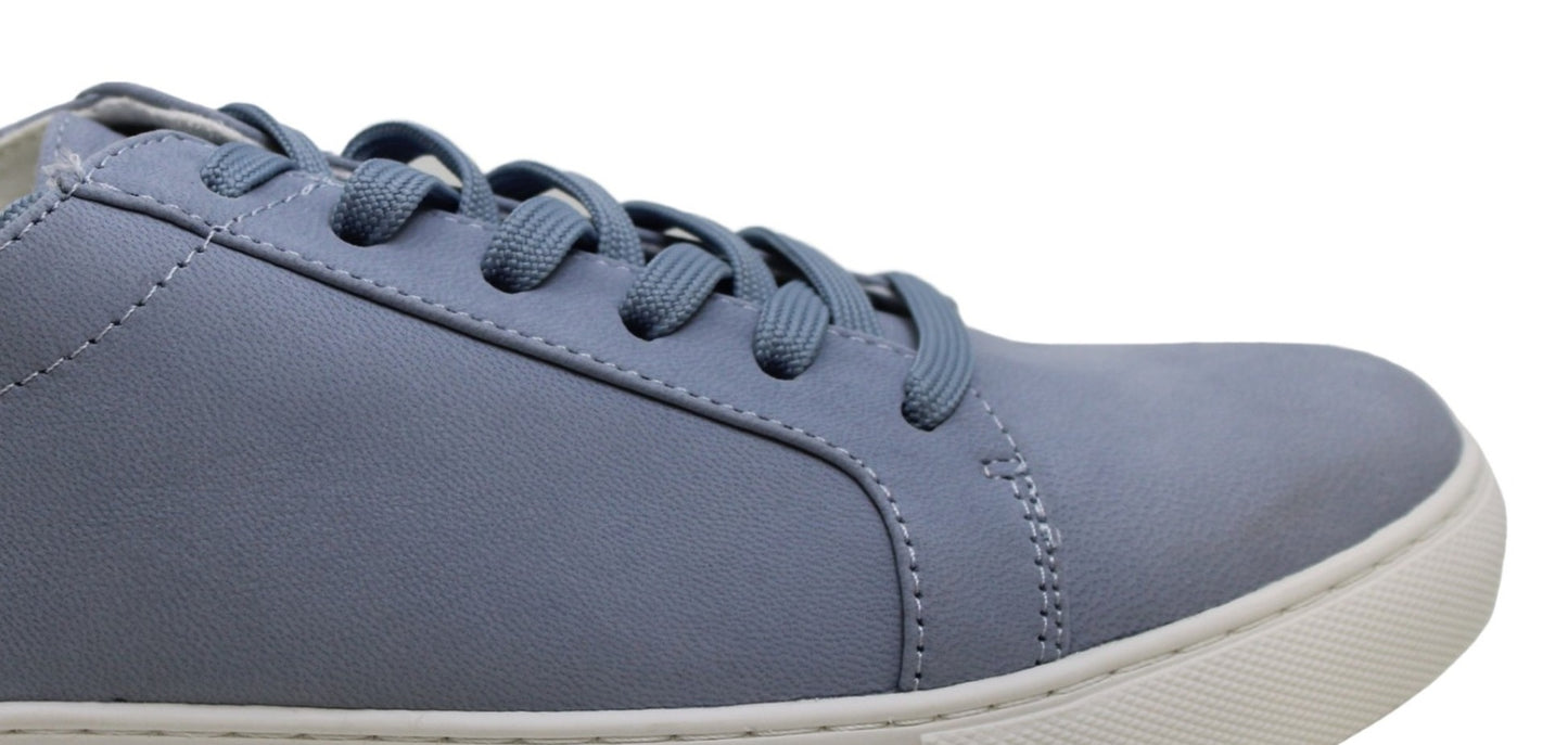 Tênis Kenneth Cole Kam Leather Cano Baixo com Cadarço, Azul, Tamanho 9 M