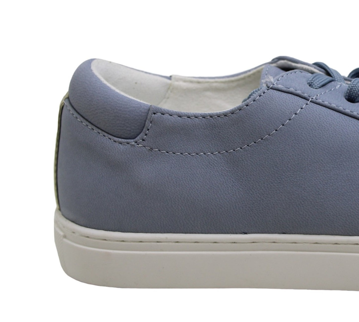 Tênis Kenneth Cole Kam Leather Cano Baixo com Cadarço, Azul, Tamanho 9 M