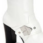 Calvin Klein Cai Bootie Feminino Branco Tamanho 9 M