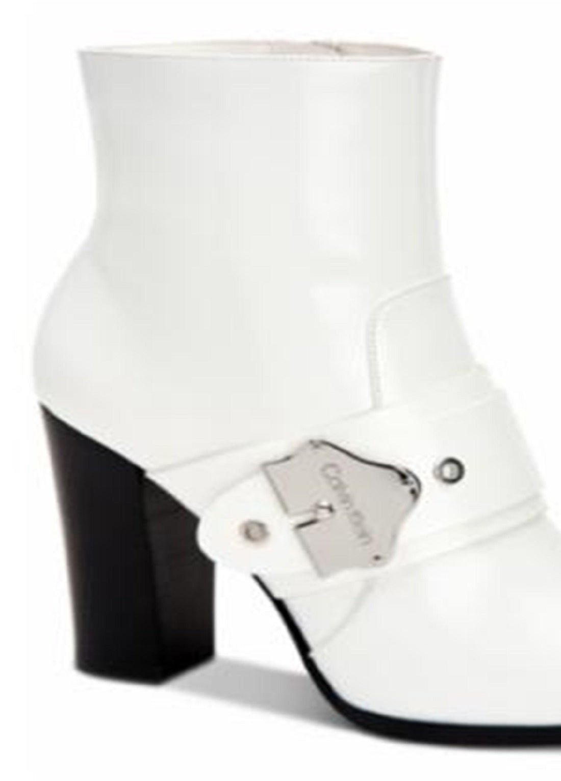 Calvin Klein Cai Bootie Feminino Branco Tamanho 9 M