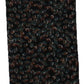 Lenço de bolso formal floral Damon masculino da Four in Hand, preto, tamanho regular