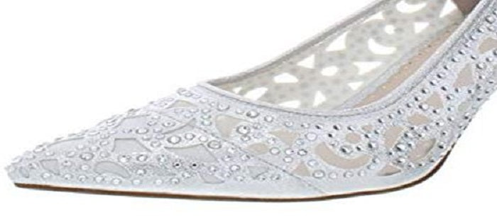 Charter Club Feminino Nattali Bico Fino Clássico Sapatos Cinza Tamanho 8 M