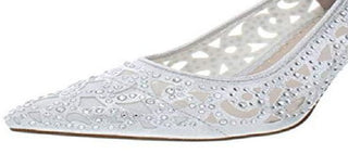 Charter Club Feminino Nattali Bico Fino Clássico Sapatos Cinza Tamanho 8 M