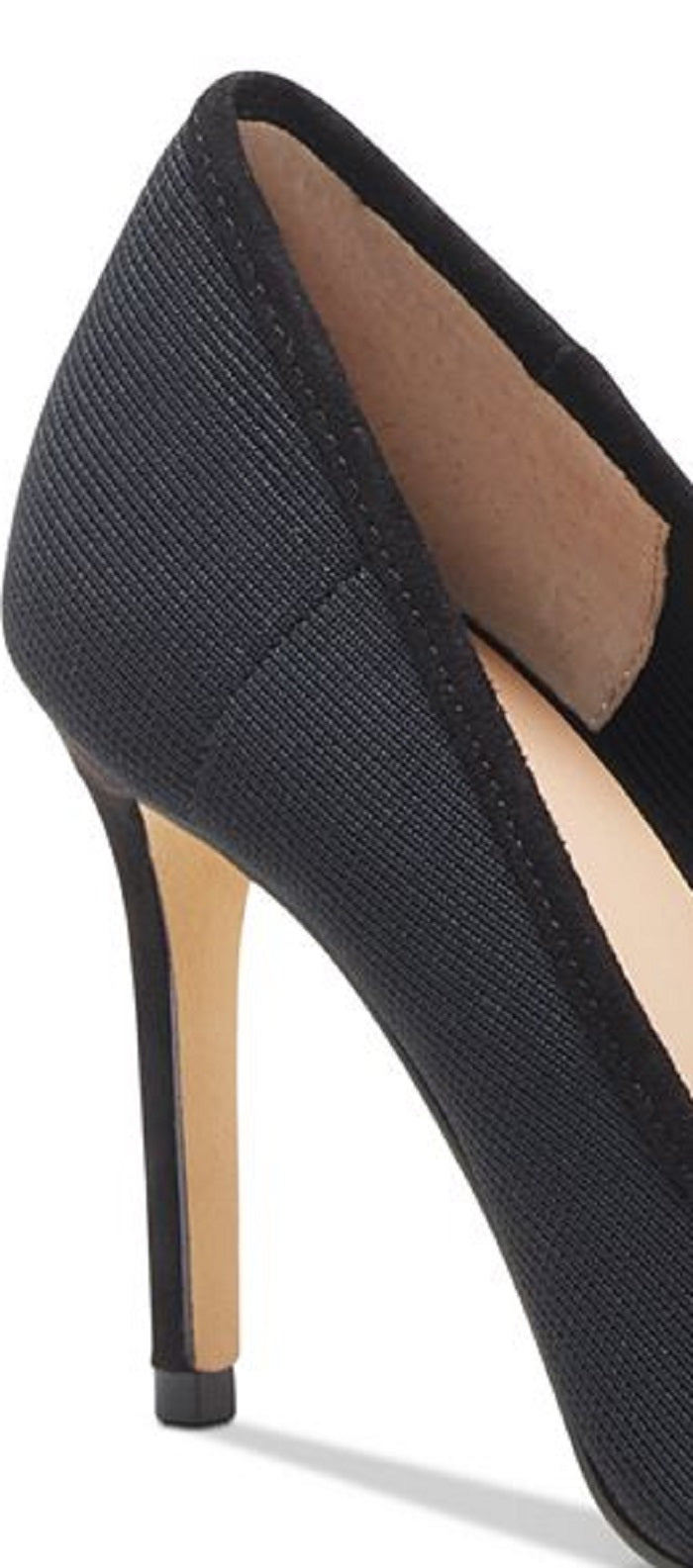 Sapatos de malha listrados Khari femininos da Inc, pretos, tamanho 9M