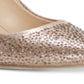 INC International Concepts Zitah6, sapato clássico feminino com bico fino e tecido marrom, tamanho 6 M