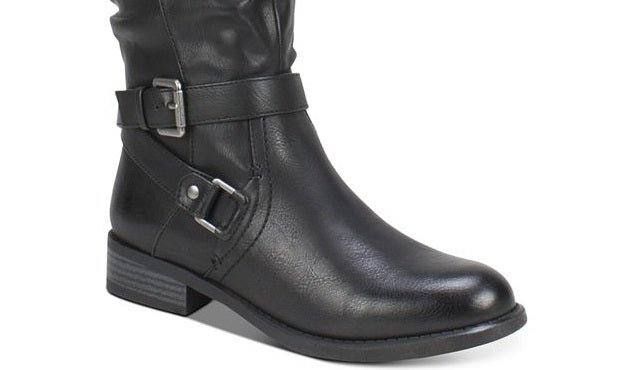 Bota feminina Liona Tall de cano alto White Mountain, preta, tamanho 5 M
