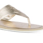 Sandália feminina Sperry Seaport de couro com bico aberto, casual, em couro sintético/cinza platina, tamanho 8 M