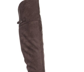 Botas femininas American Rag Adarra de cano alto, bico fechado, marrom, tamanho 11 M