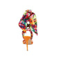 Sandália feminina Steve Madden Oasis laranja multicolorida tamanho 5,5 m
