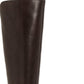 Bota Fadora Feminina de Couro com Bico Redondo, Inc International Concepts, Preta