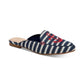 CC35 Marshel Slip on Flat Mules Anchor Azul Tamanho 7M