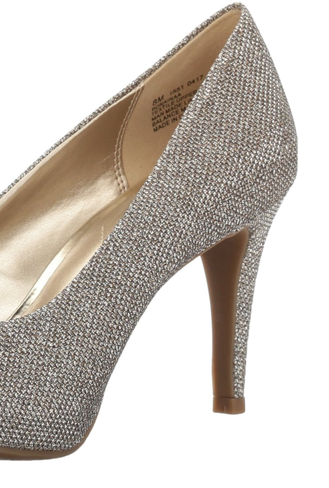 Sandália peep-toe texturizada Rainaa Bandolino feminina, amarela, tamanho 10,5 M