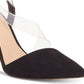 INC International Concepts Sapatos Femininos Clássicos com Bico Fino e Envoltório no Tornozelo, Pretos, Tamanho 10 M