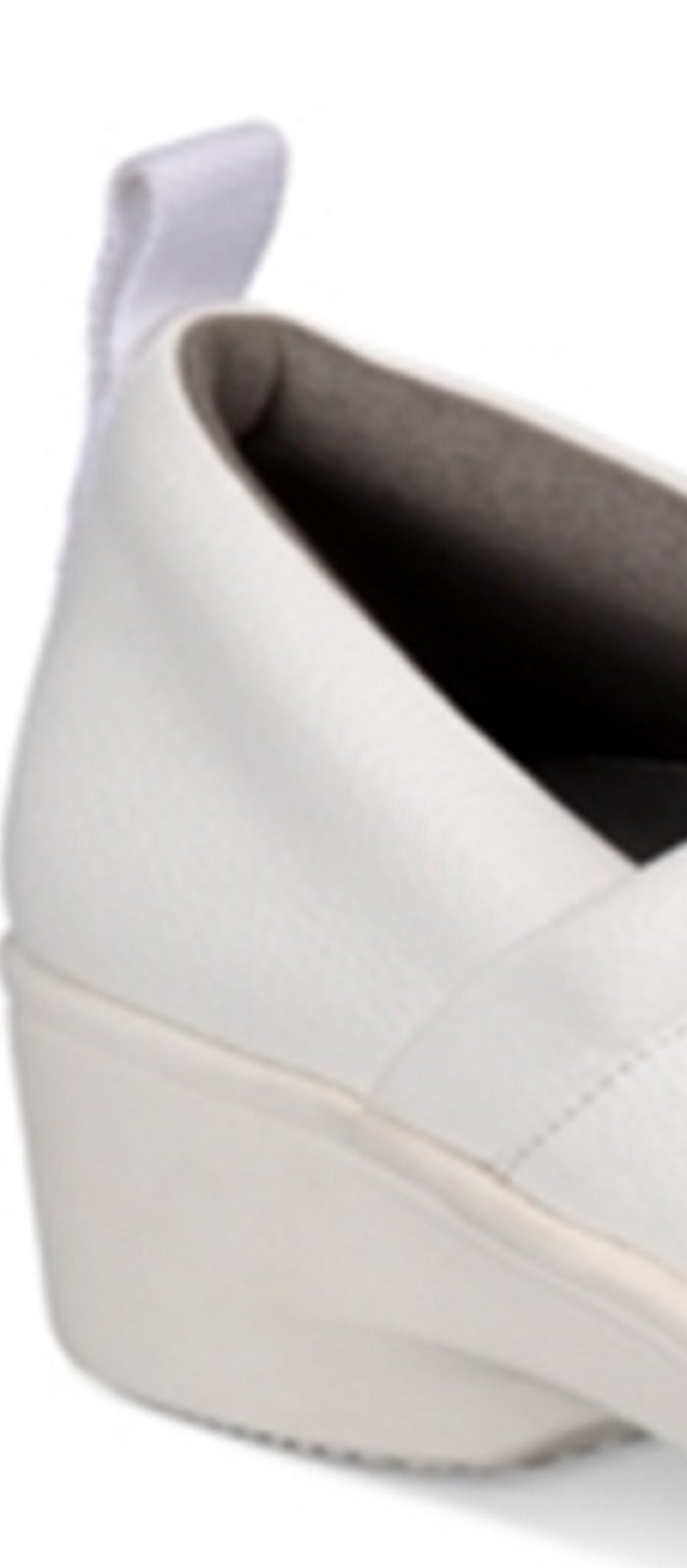 Tamancos Cavvell de espuma viscoelástica femininos Giani Bernini, lisos, brancos, tamanho 9,5 m