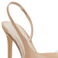 Sapatos slingback de vinil caramelo Nine West femininos, marrom, tamanho 8,5 M