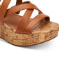 Sandálias femininas Ionna Wedge da Style &amp; Co, marrom, tamanho 5,5 M