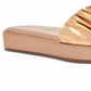 Katy Perry Lizzie Pool Slides Feminino Dourado Tamanho 8 M