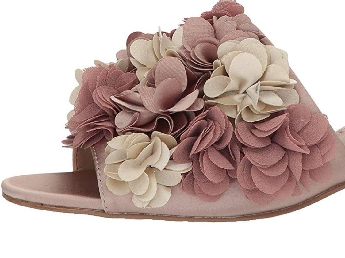 Sandálias femininas Charles David Victorious Slide, marrom, tamanho 8 M