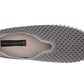 Sapatilhas femininas Steven by Steve Madden Limber perfuradas em couro cinza, tamanho 9,5M