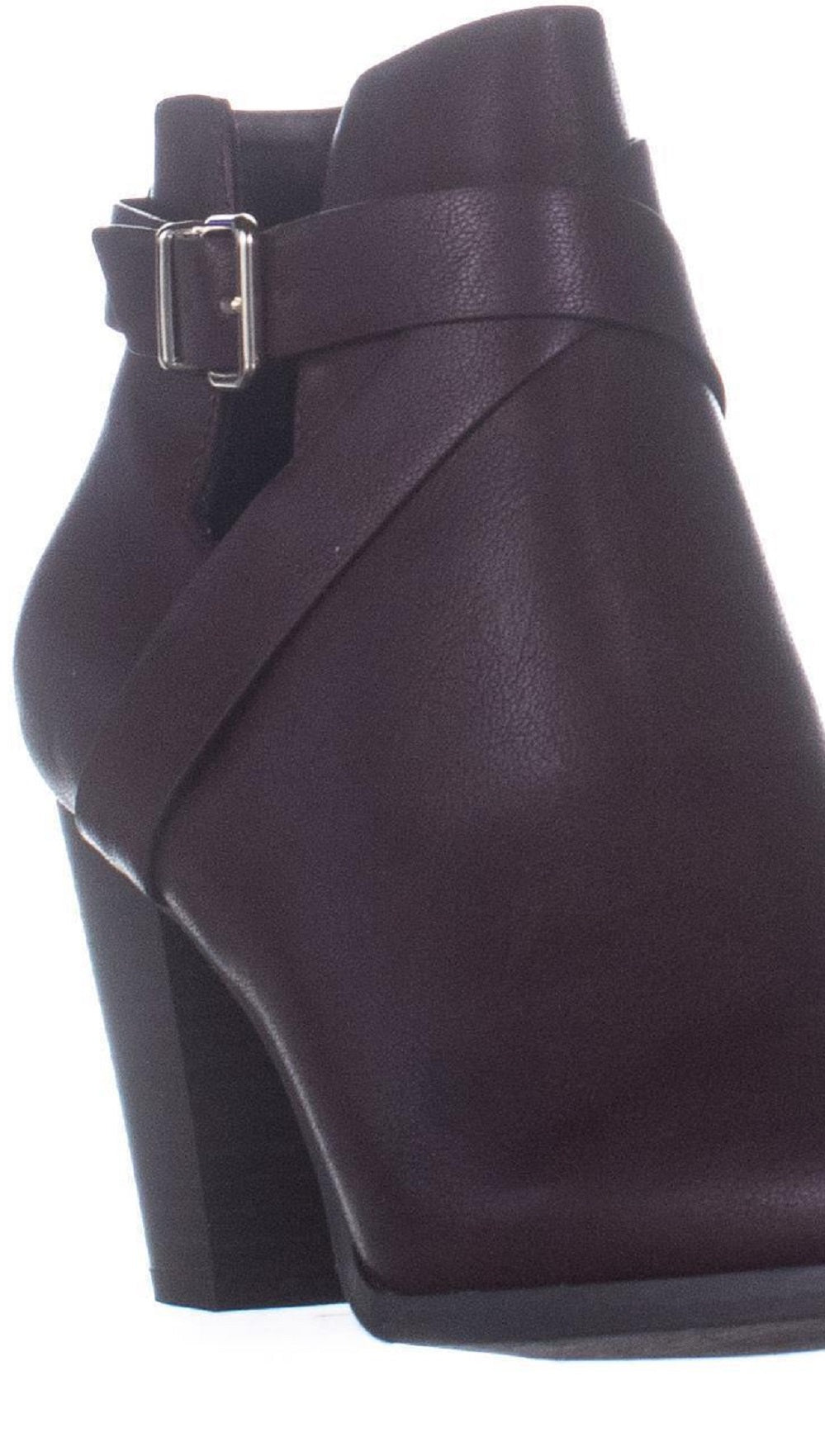 Botas femininas Tecia com fivela Call It Spring, vermelhas, tamanho 7,5 B