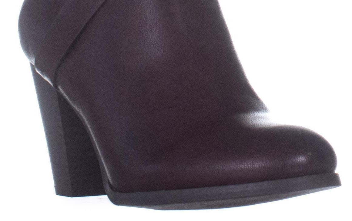 Botas femininas Tecia com fivela Call It Spring, vermelhas, tamanho 7,5 B