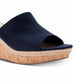 American Rag Women's Shira Peep Toe Plataforma Ocasião Especial Sandálias Azuis Tamanho 7,5 M